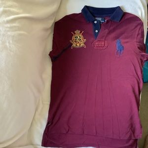 Ralph Lauren Maroon Polo Shirt